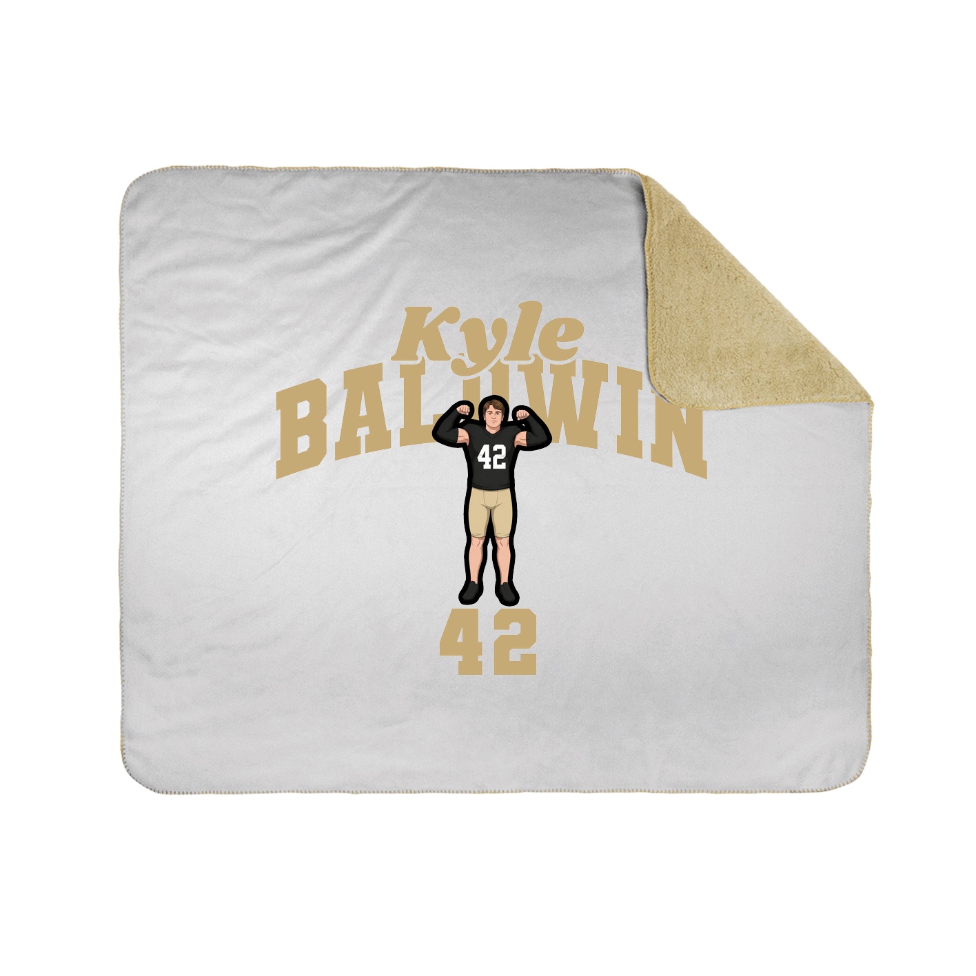 Throw Blanket — Signature Arch in White