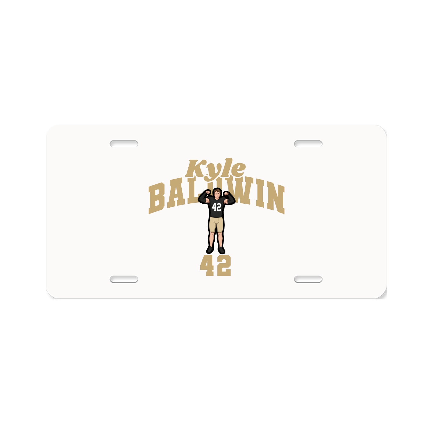 License Plate — Signature Arch in Classic