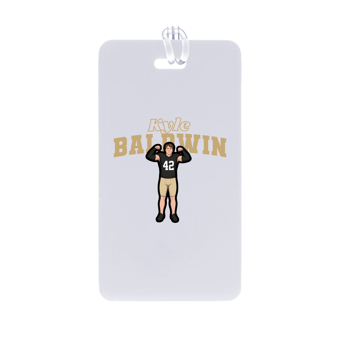 Bag Tag — Name Arch in Classic
