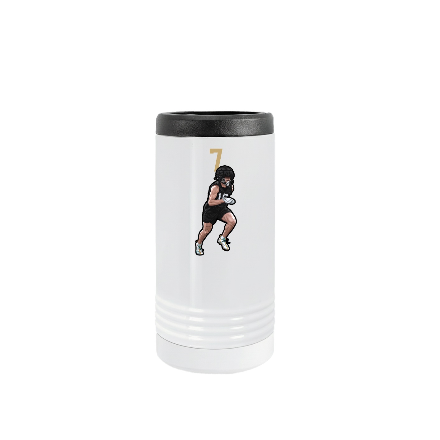 Slim Beverage Holder — Number Top in White
