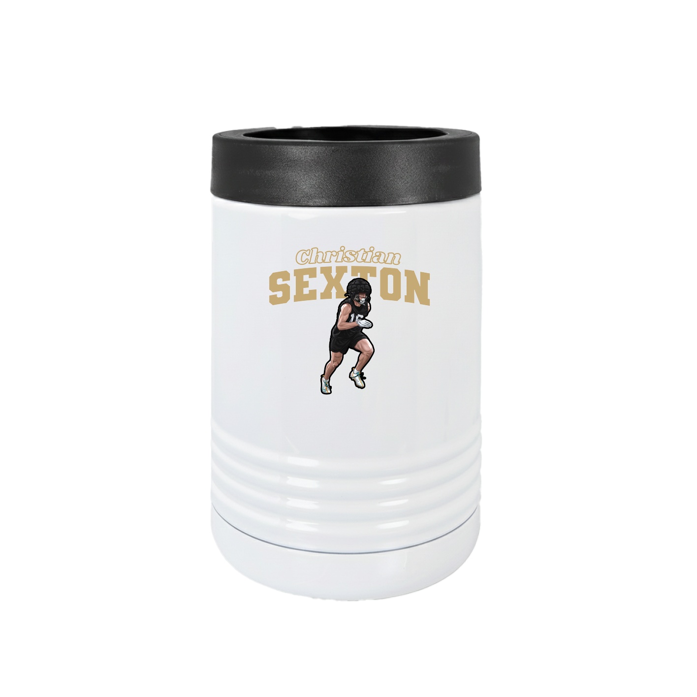 Beverage Holder — Name Arch in White