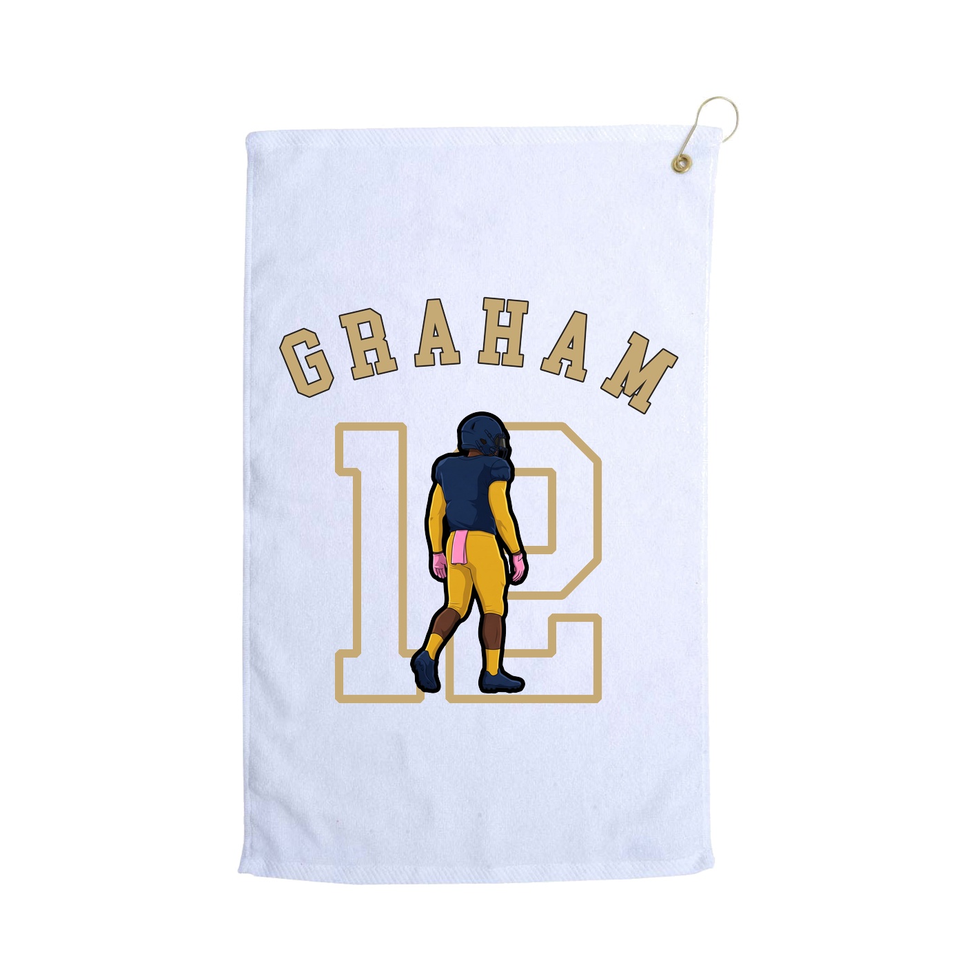 Golf Towel — Shirsey Arch in White