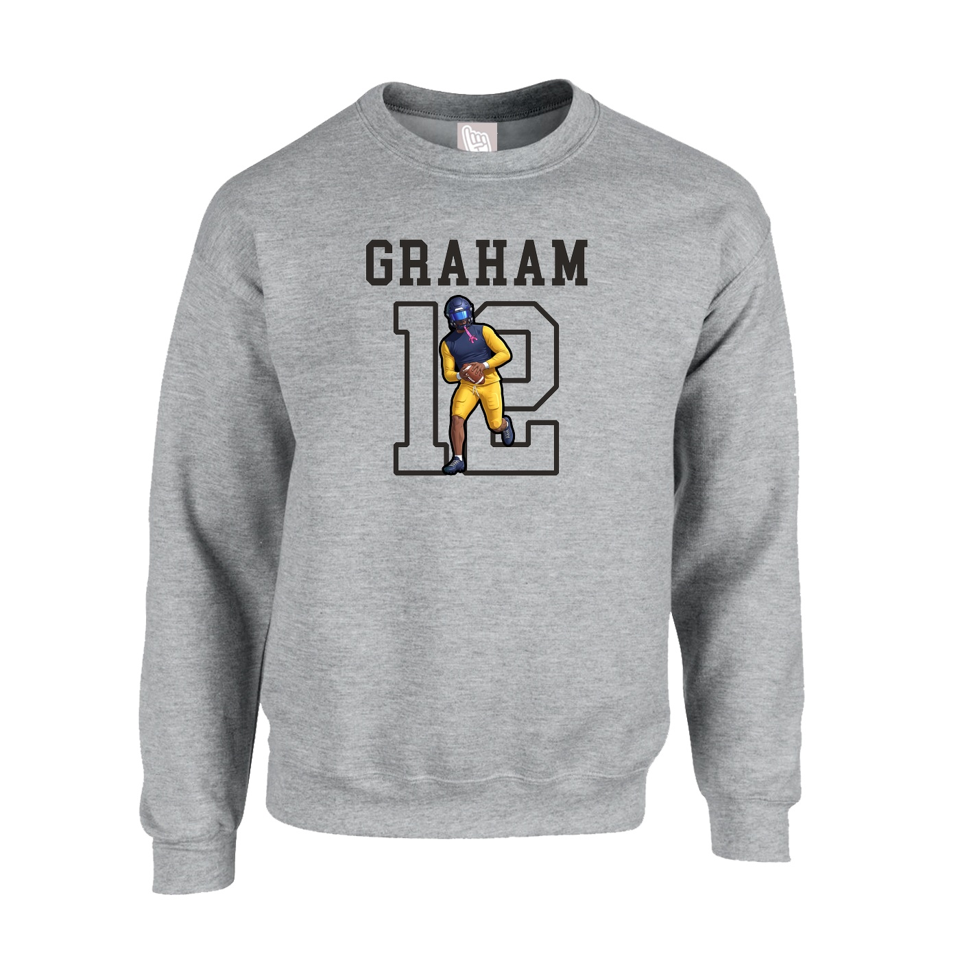 Fleece Crew — Shirsey in Grey
