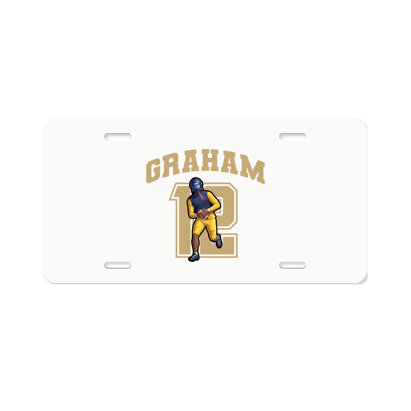 License Plate — Number in Classic