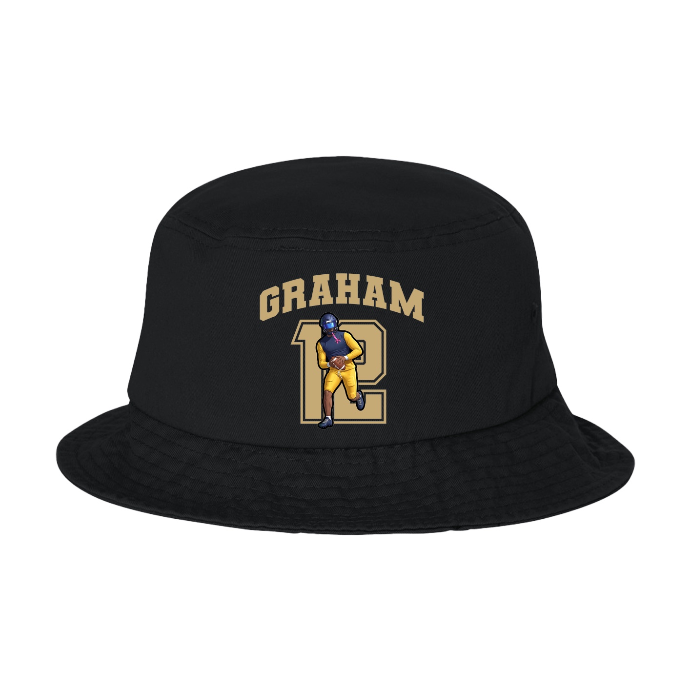 Bucket Cap — Number in Black