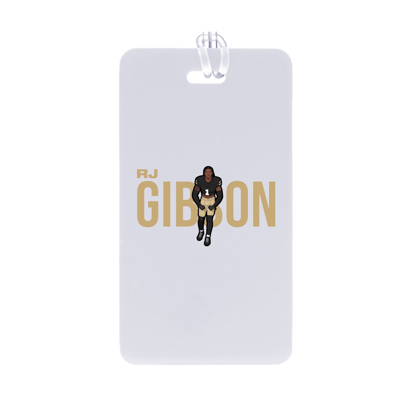 Bag Tag — Player Name in Classic