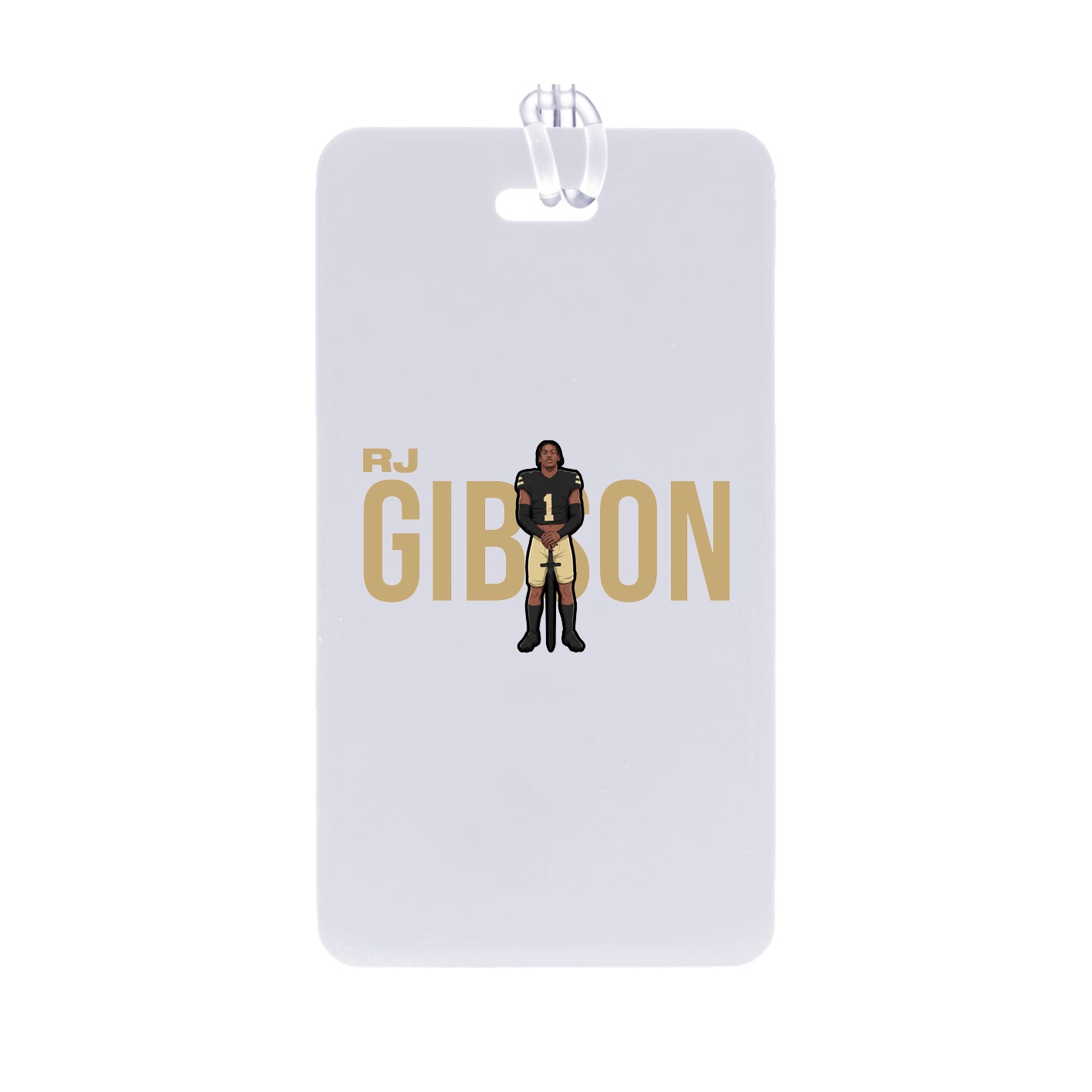 Bag Tag — Player Name in Classic