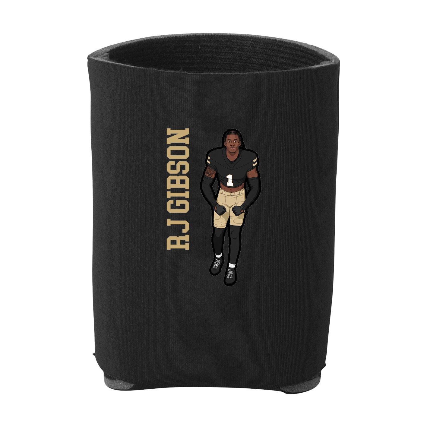 Can Holder — Name Vertical in Black