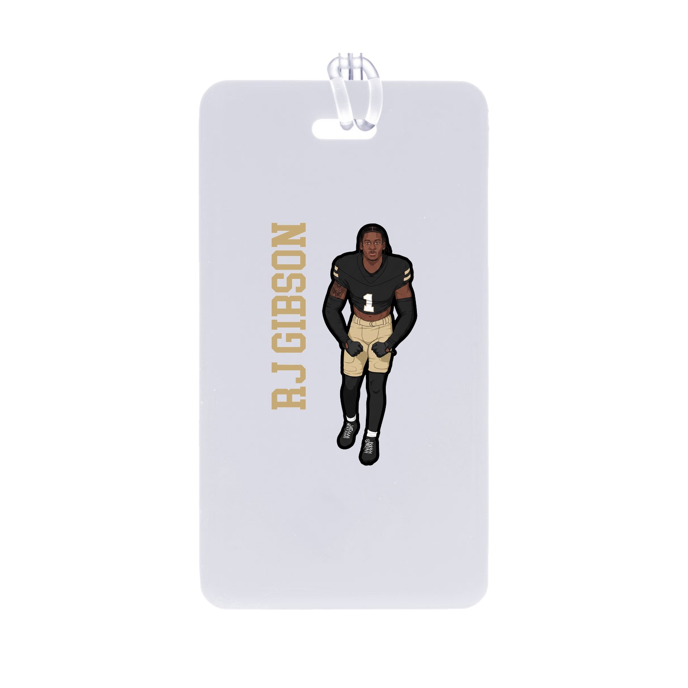 Bag Tag — Name Vertical in Classic