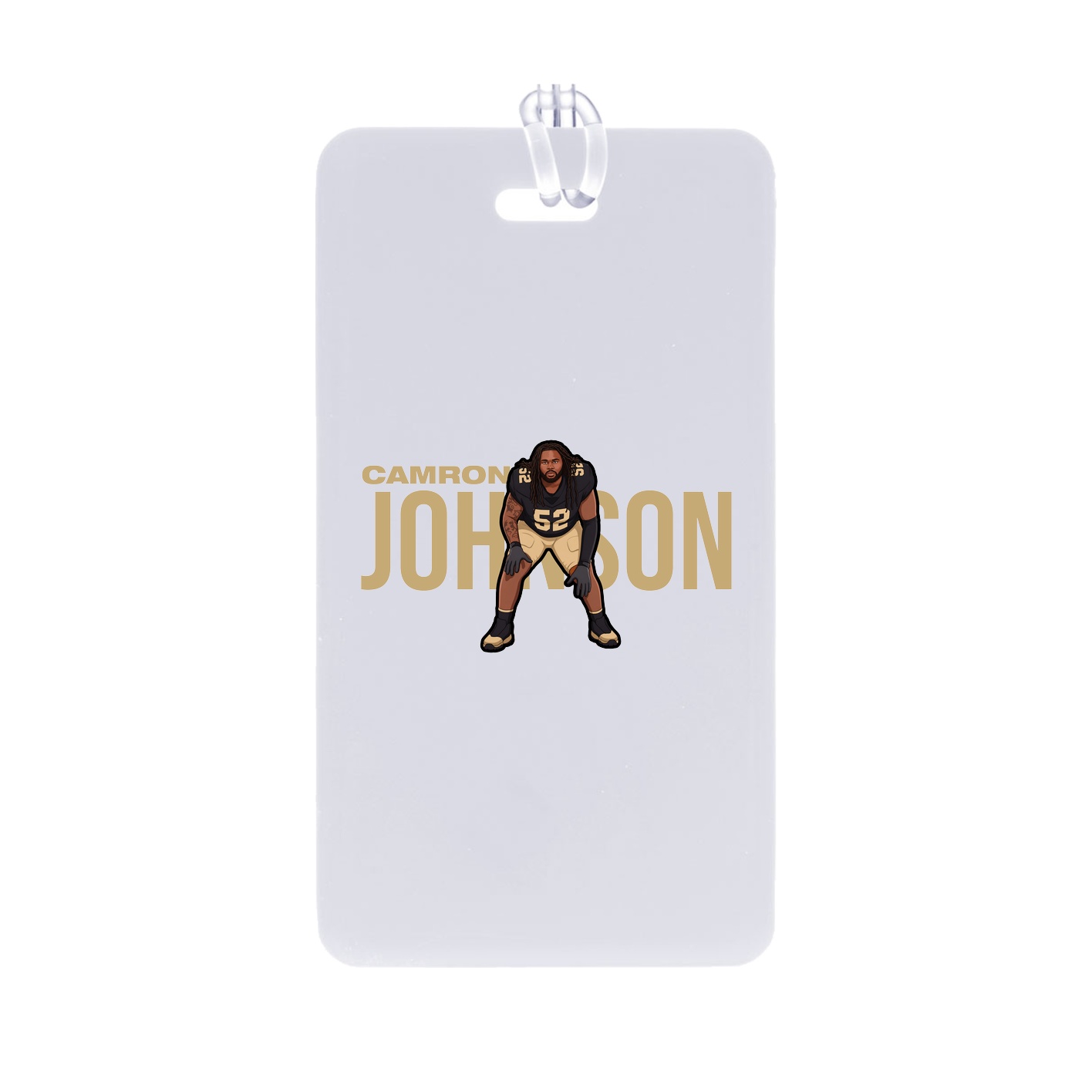 Bag Tag — Player Name in Classic