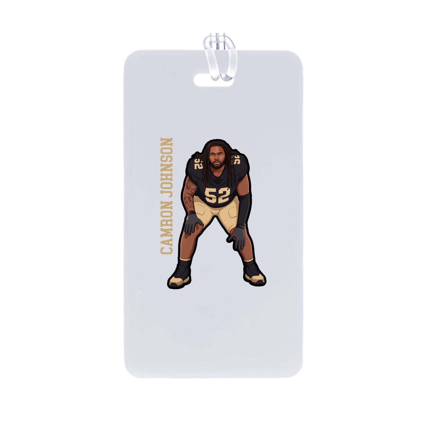 Bag Tag — Name Vertical in Classic