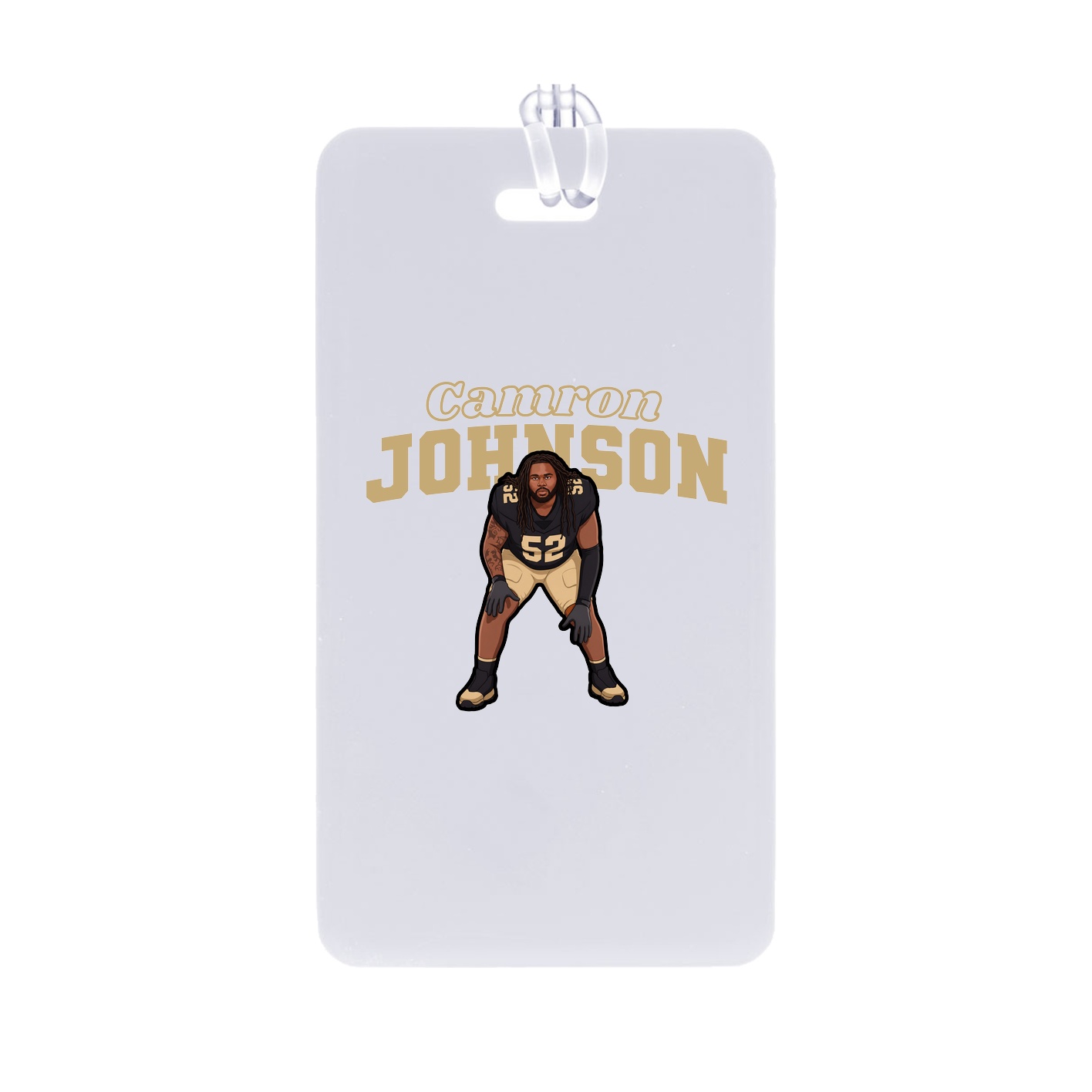 Bag Tag — Name Arch in Classic