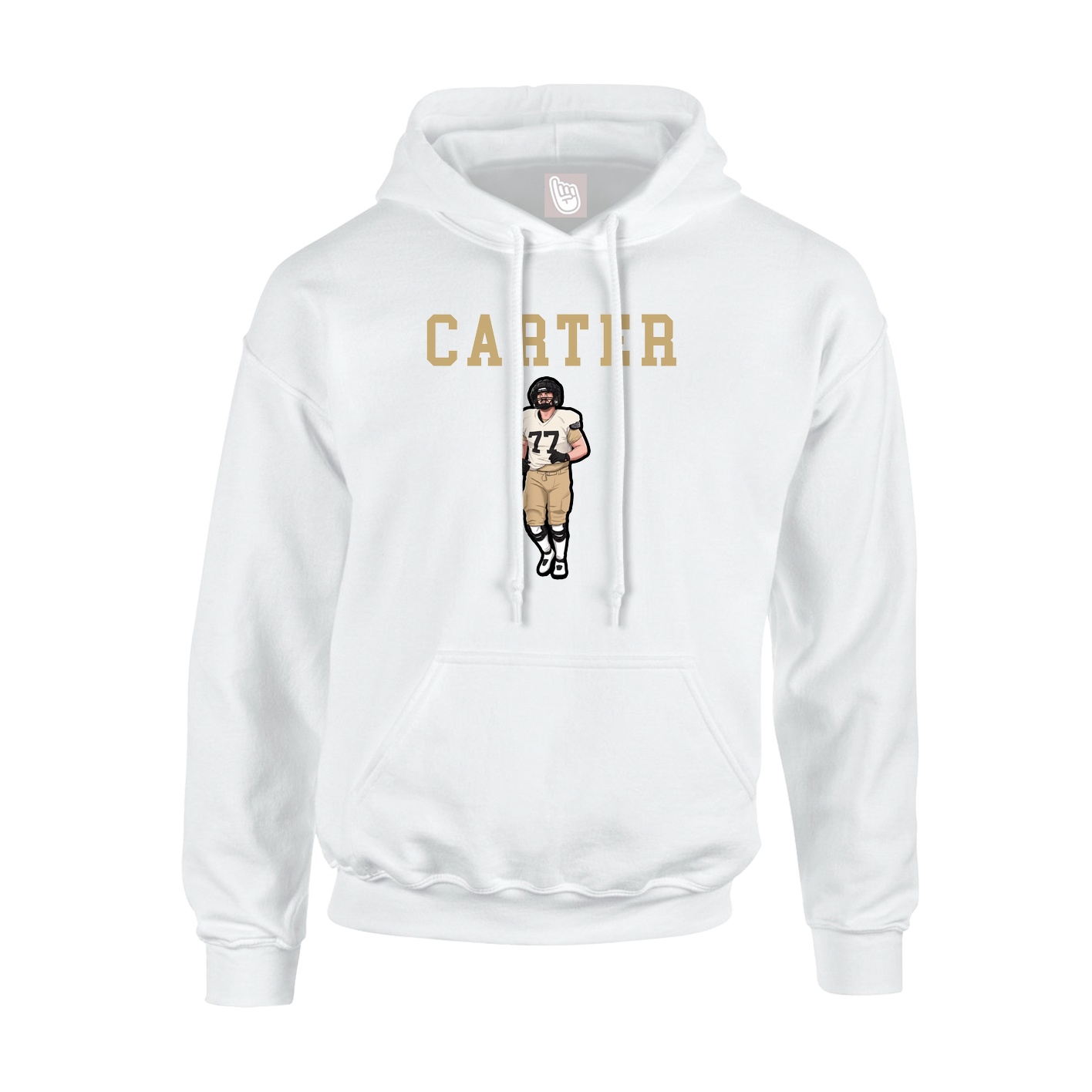 Youth Hoodie — Shirsey in White