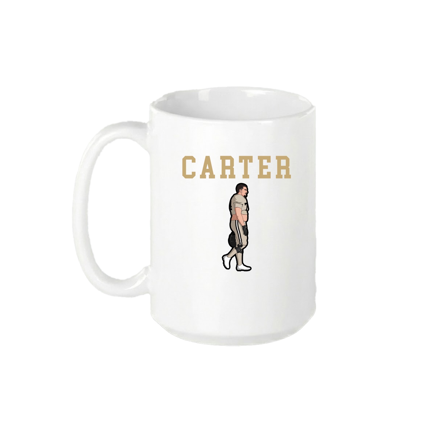 15oz Coffee Mug — Shirsey in White
