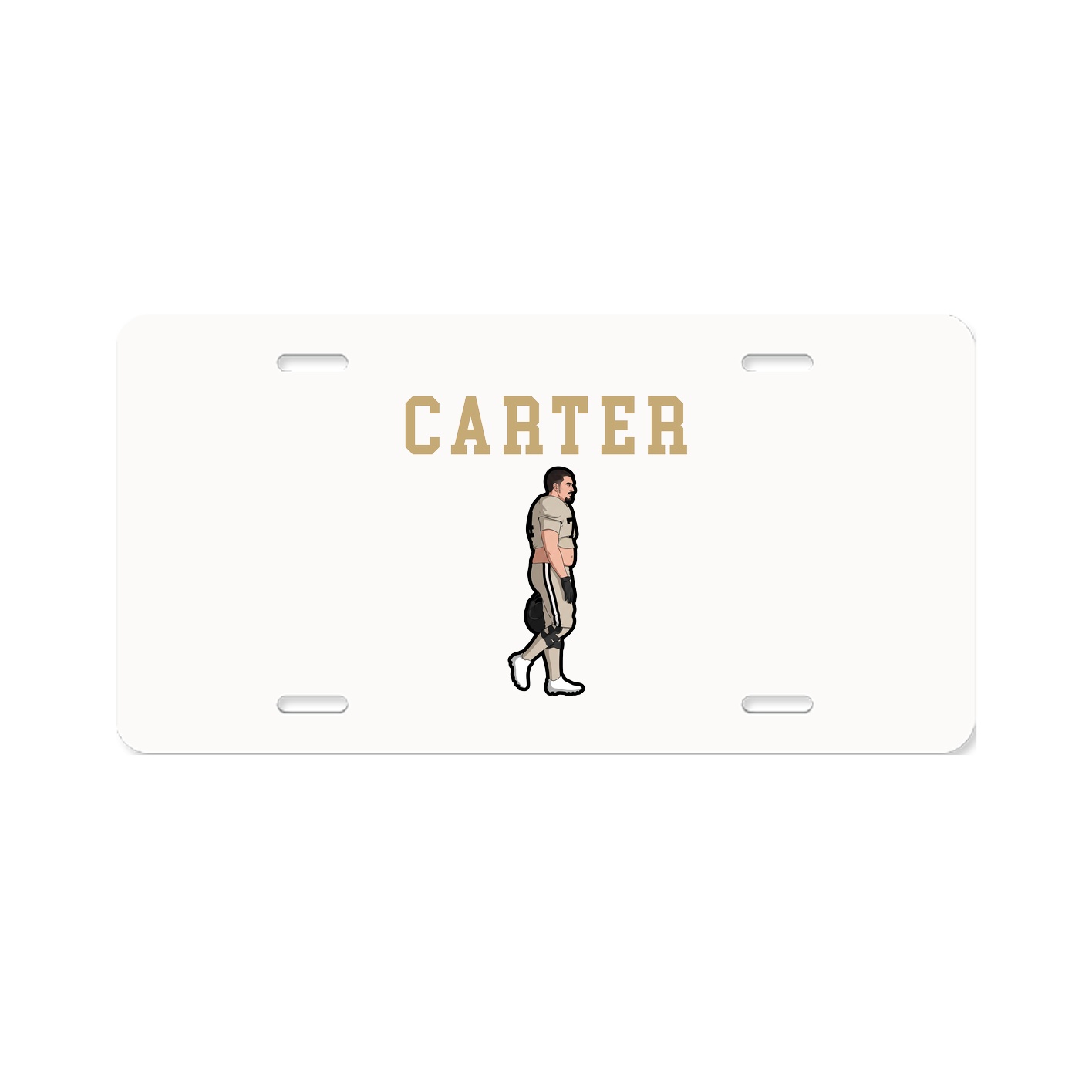 License Plate — Shirsey in Classic