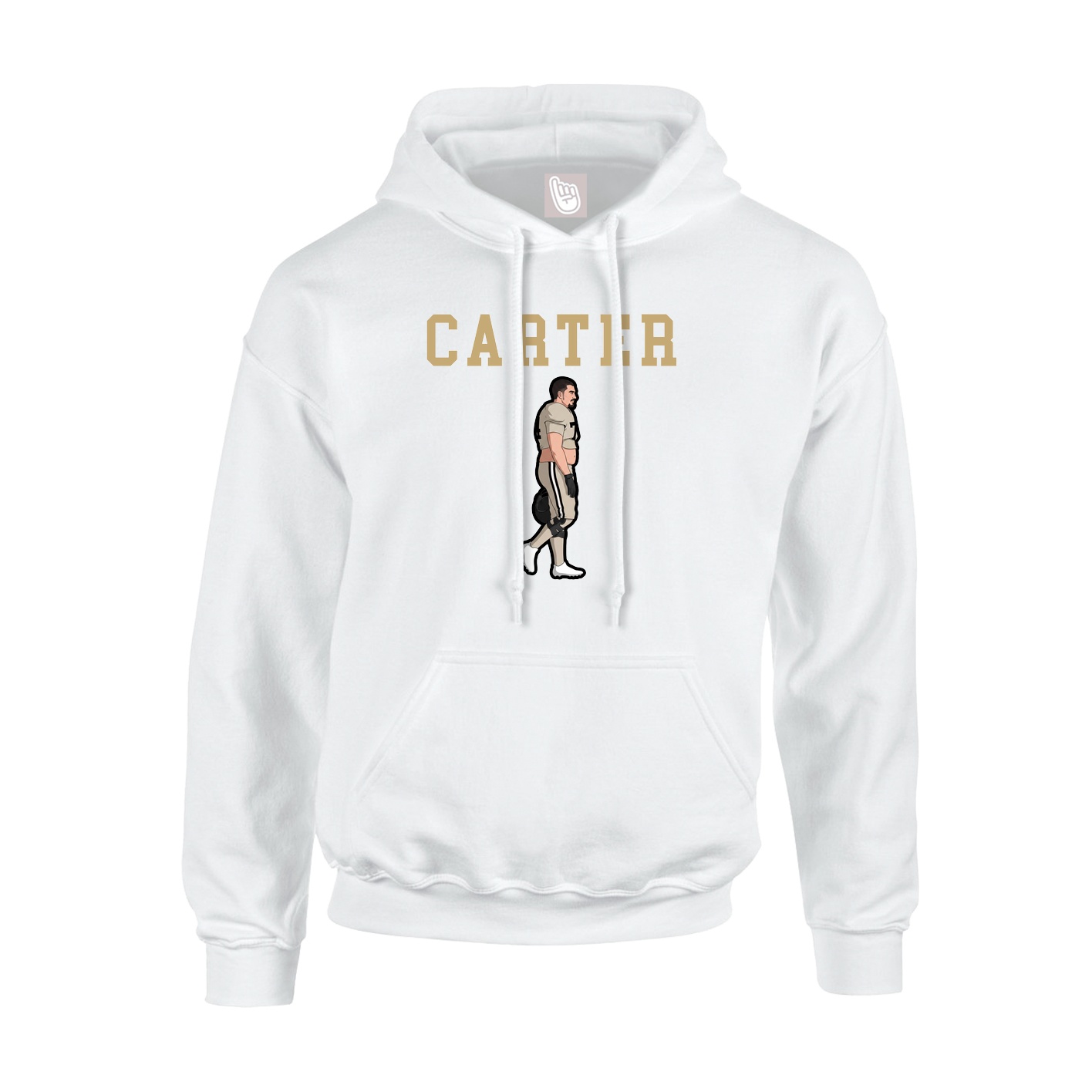 Hoodie — Shirsey in White