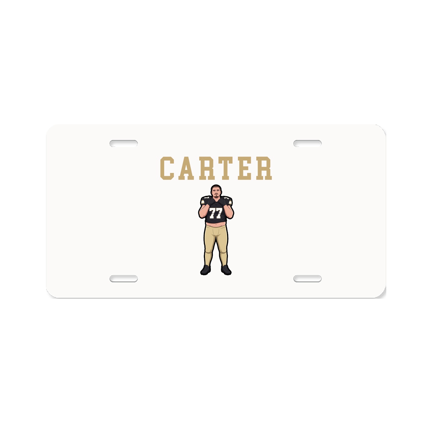 License Plate — Shirsey in Classic