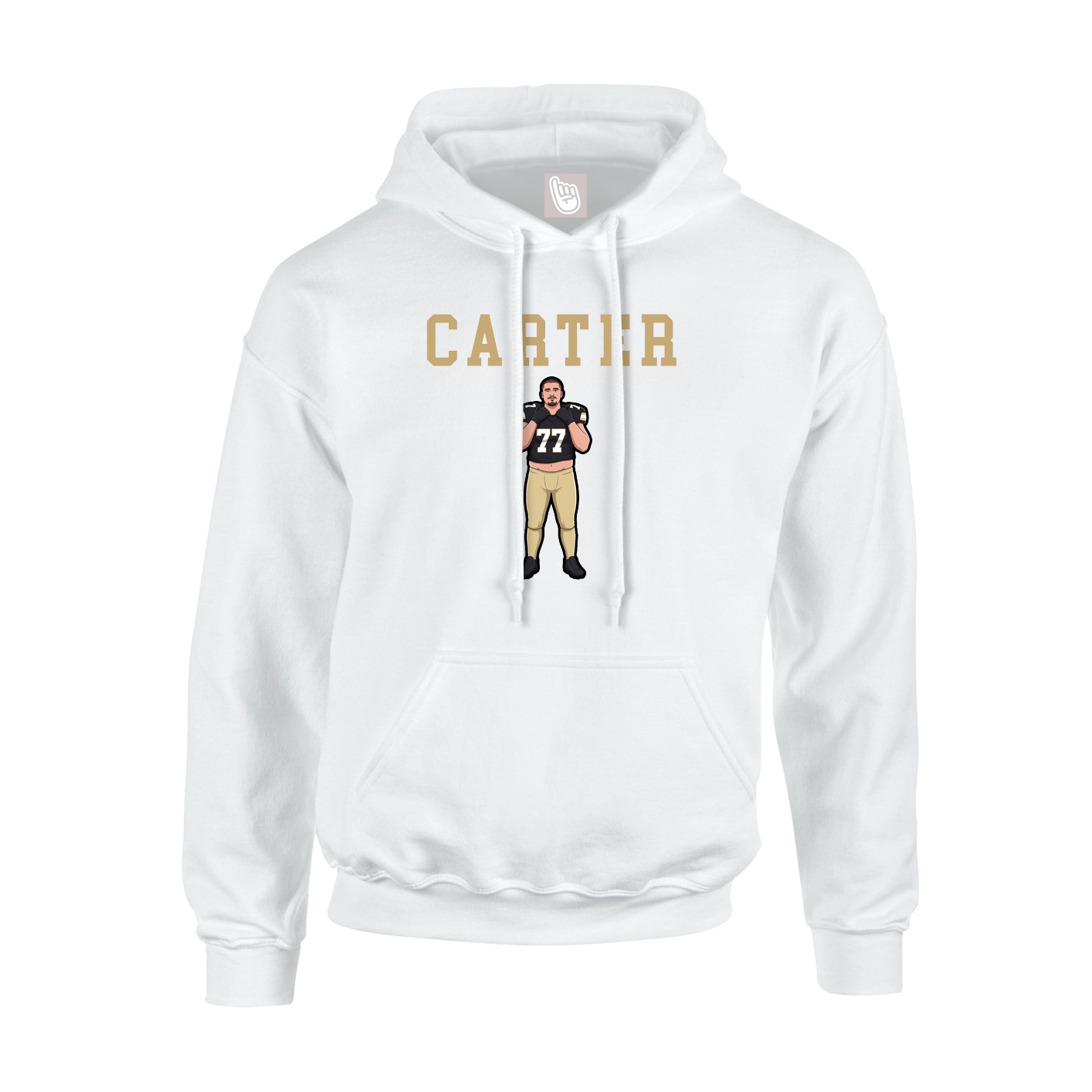 Youth Hoodie — Shirsey in White