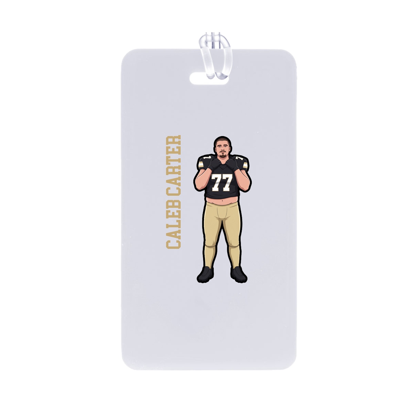 Bag Tag — Name Vertical in Classic