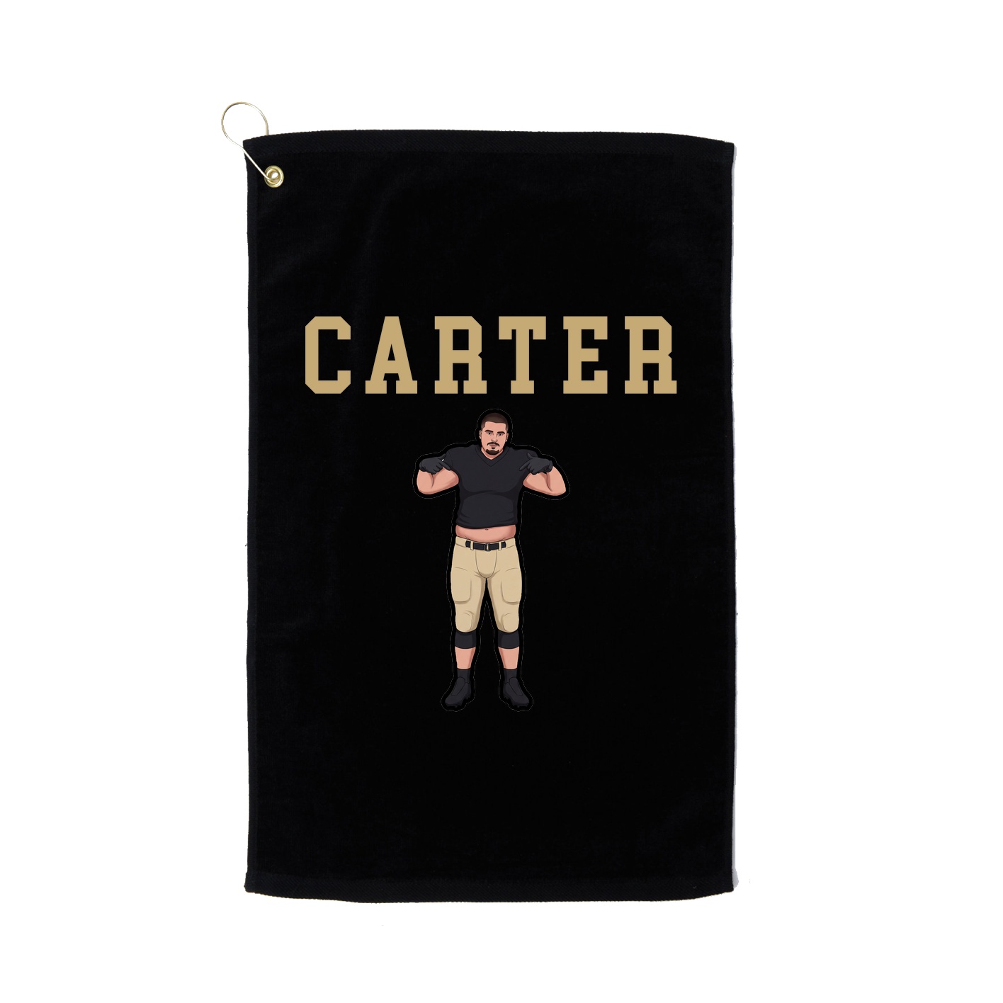 Golf Towel — Shirsey in Black