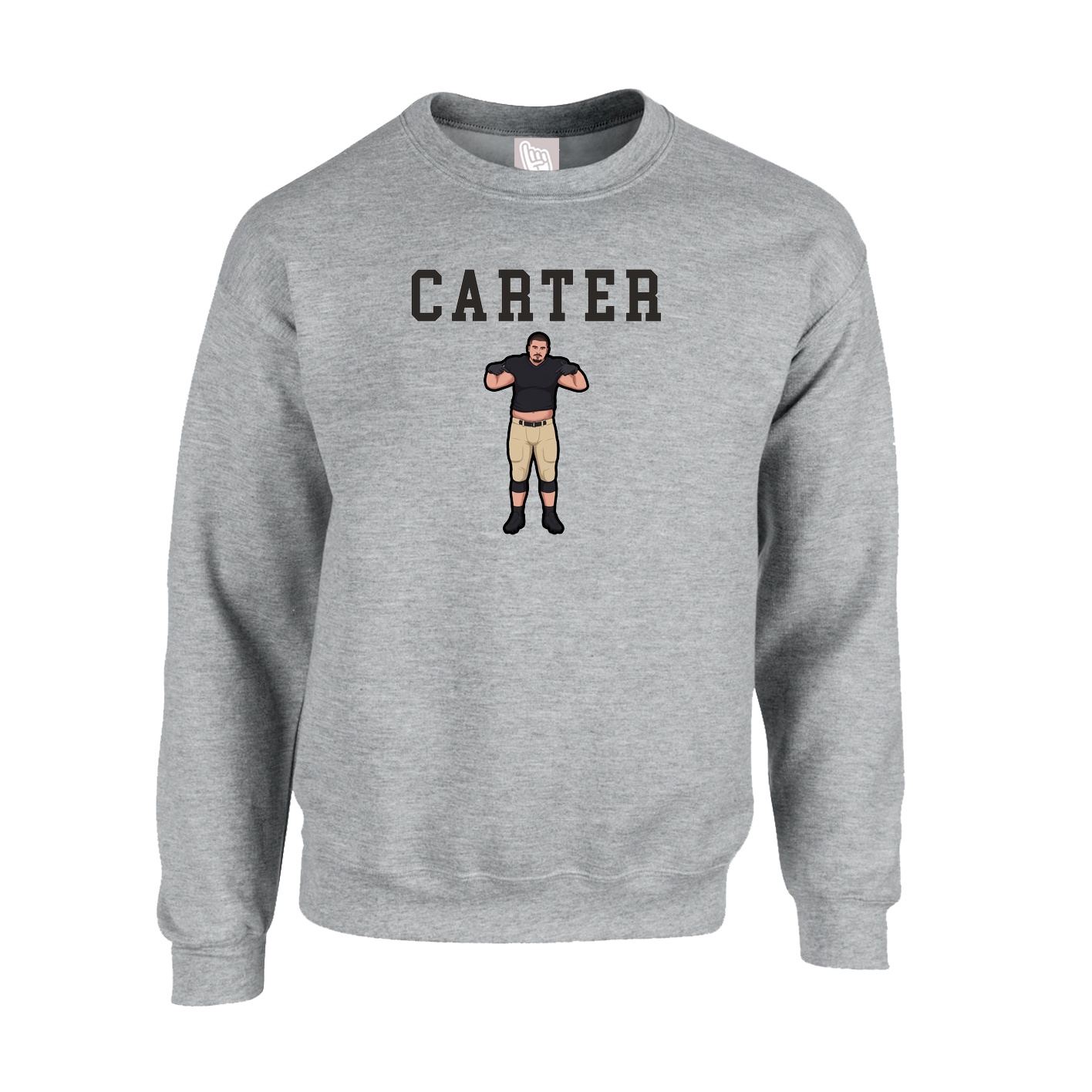 Fleece Crew — Shirsey in Grey