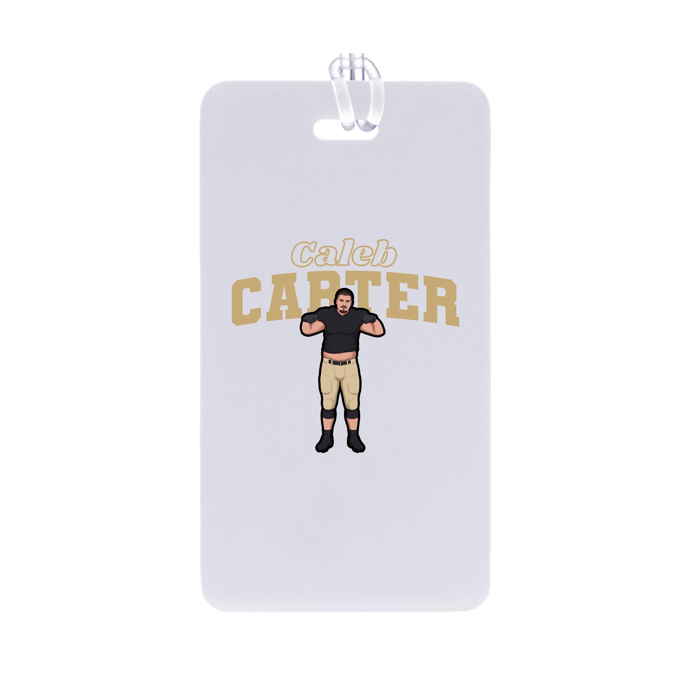 Bag Tag — Name Arch in Classic