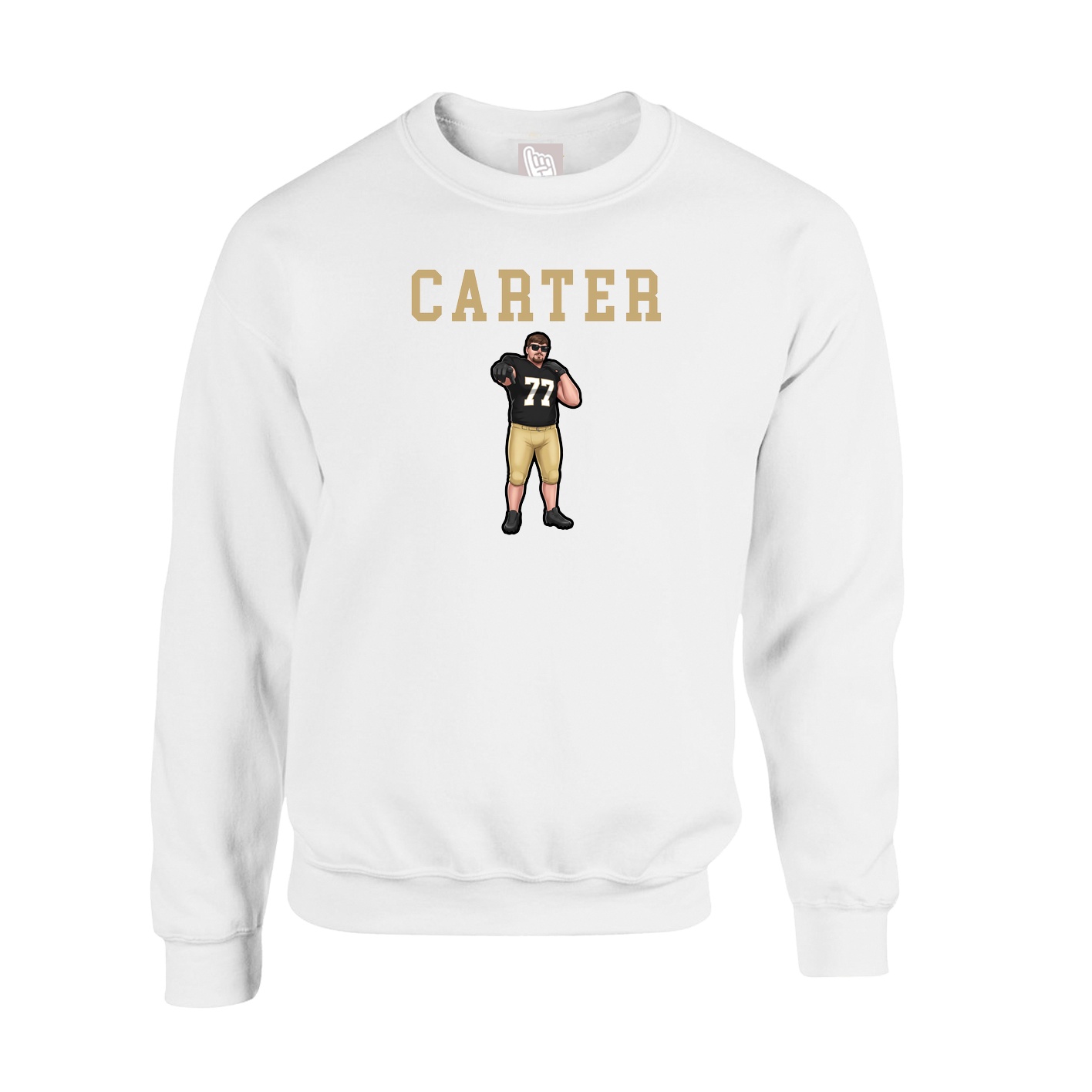 Fleece Crew — Shirsey in White