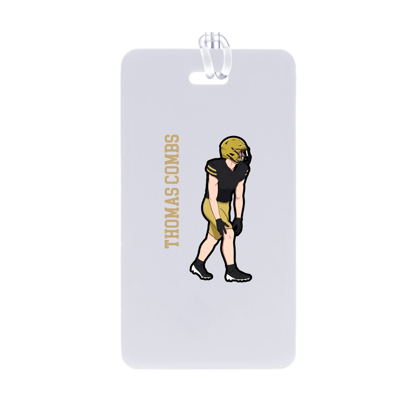 Bag Tag — Name Vertical in Classic