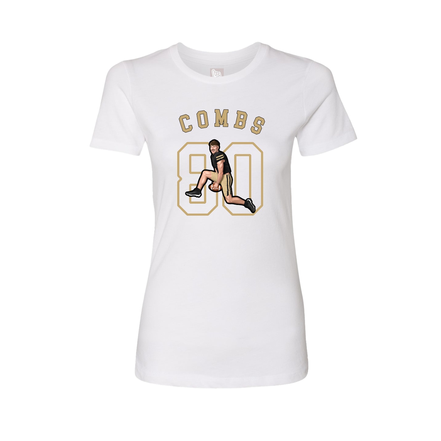 Fitted Women's Tee — Shirsey Arch in White