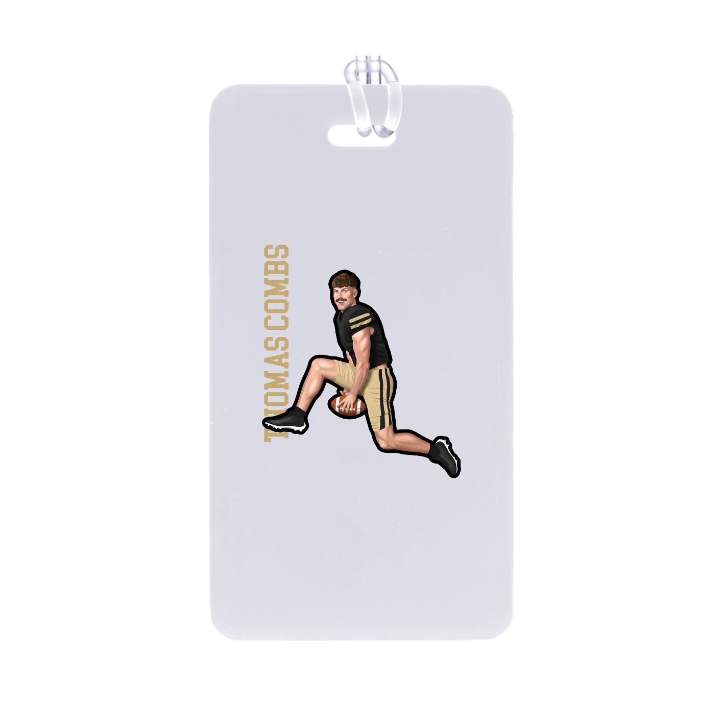 Bag Tag — Name Vertical in Classic