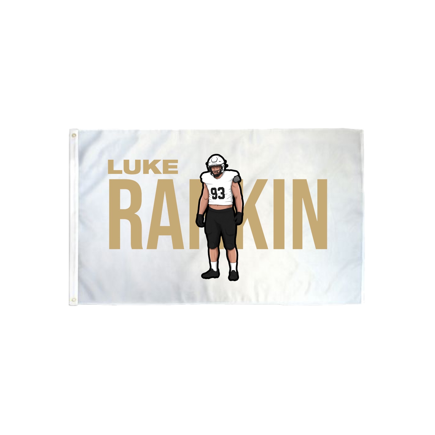 3x5 Flag — Player Name in Classic