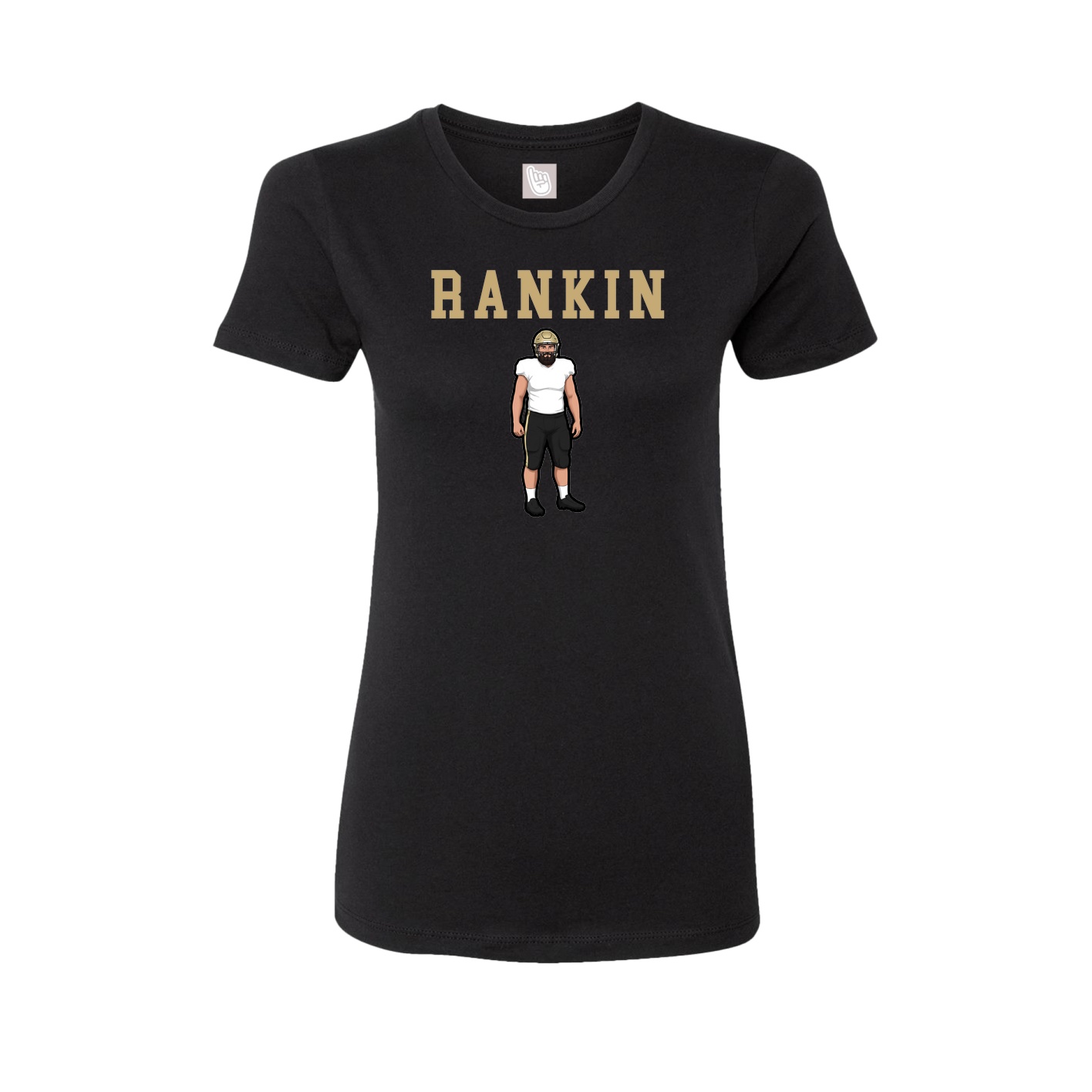 Fitted Women's Tee — Shirsey in Black