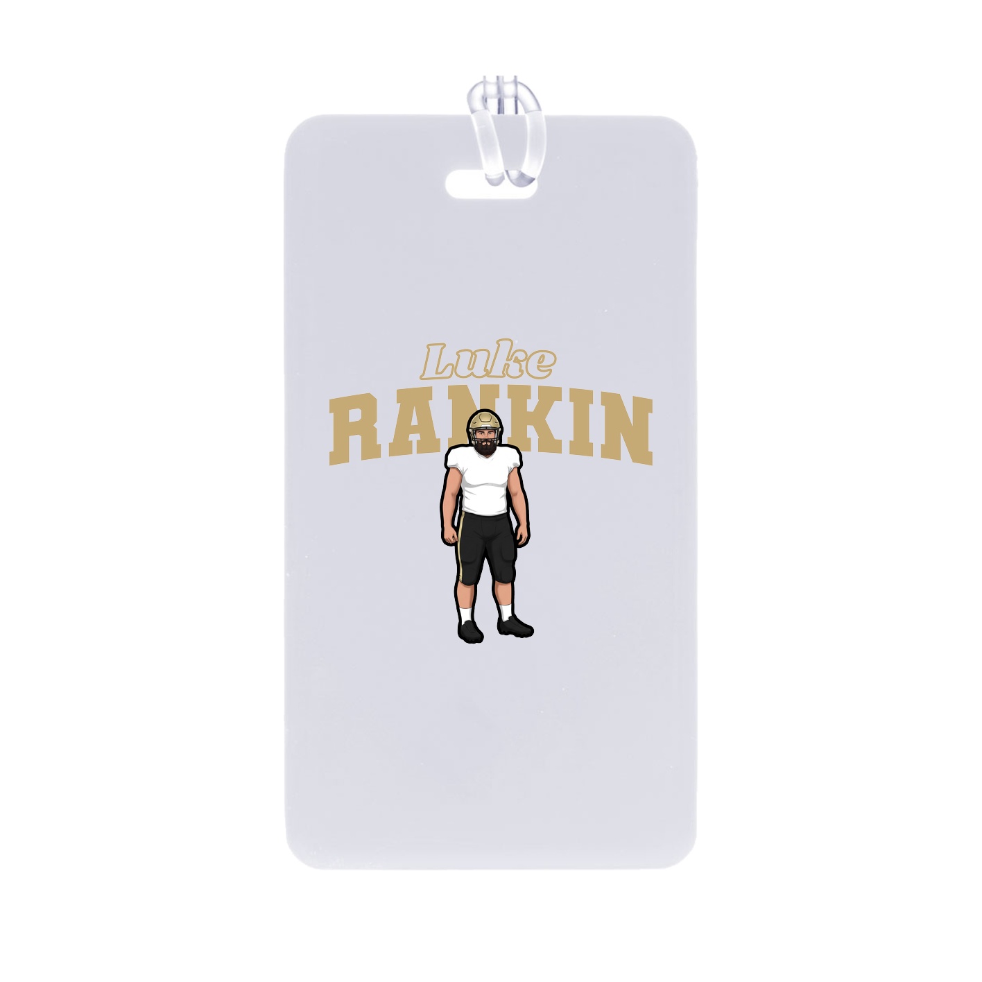 Bag Tag — Name Arch in Classic