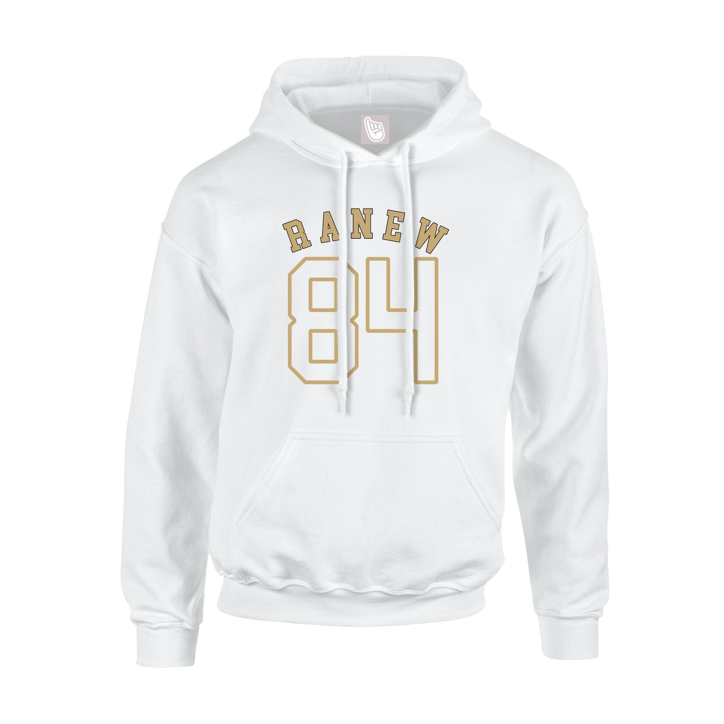 Youth Hoodie — Shirsey Arch in White