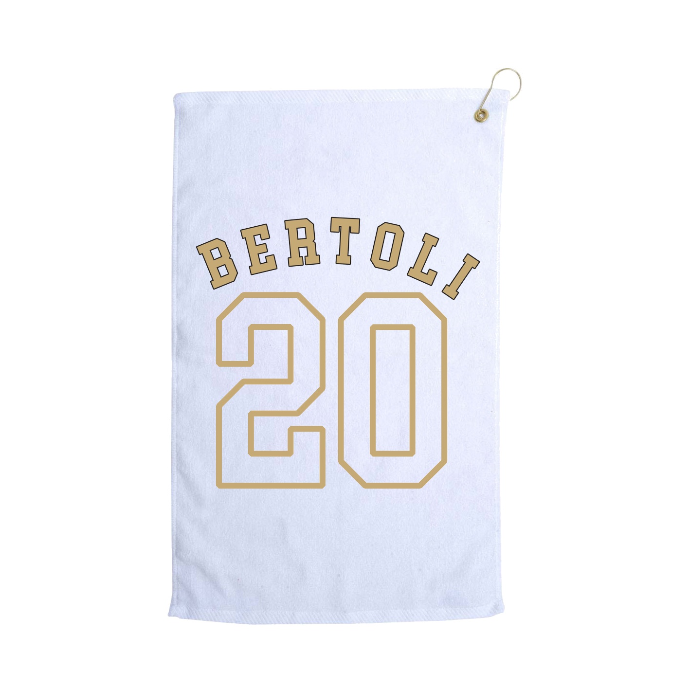 Golf Towel — Shirsey Arch in White