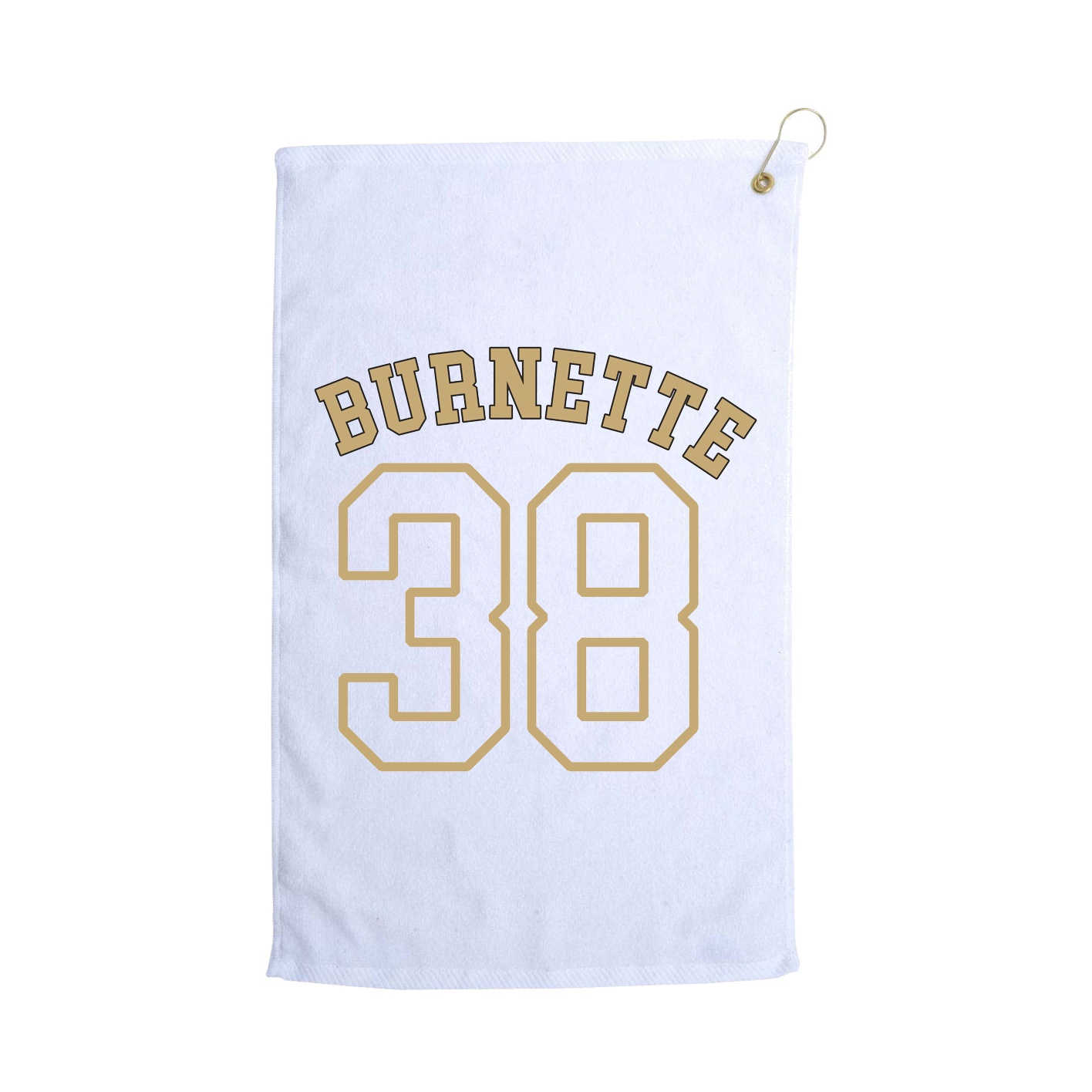 Golf Towel — Shirsey Arch in White