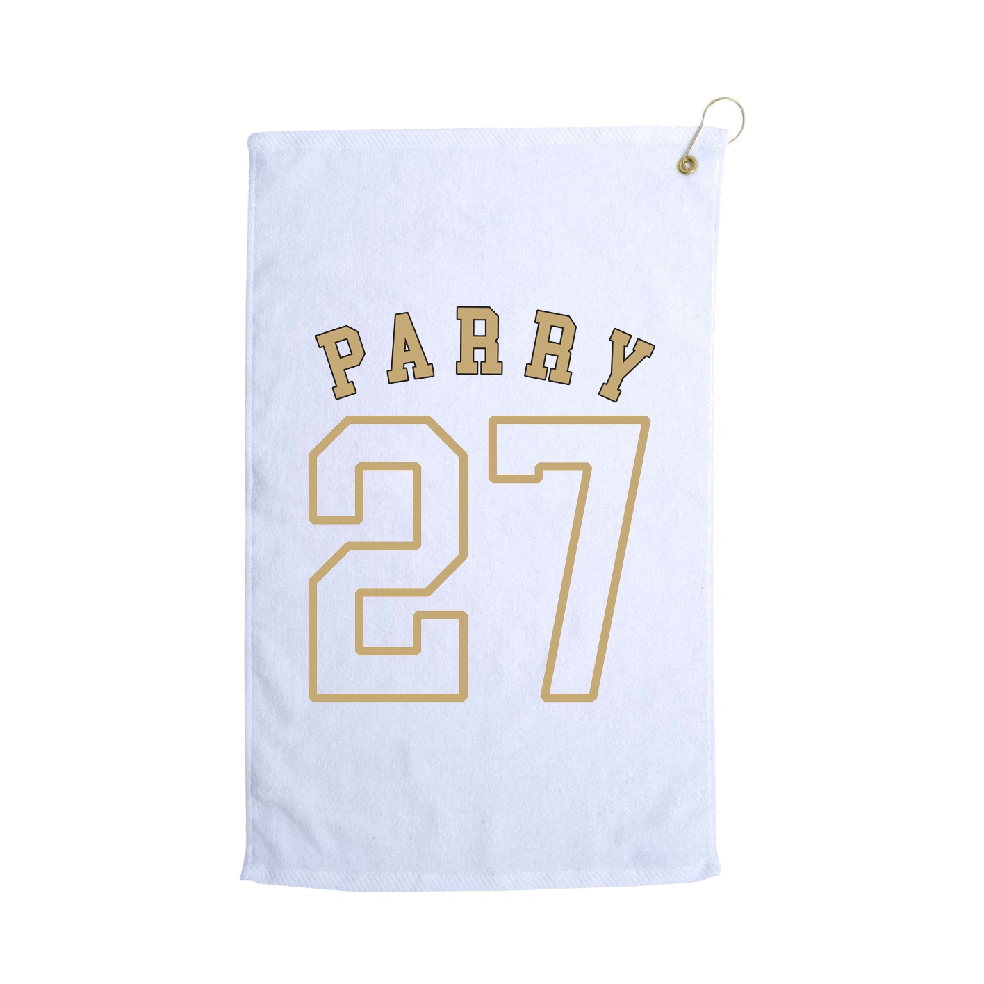 Golf Towel — Shirsey Arch in White