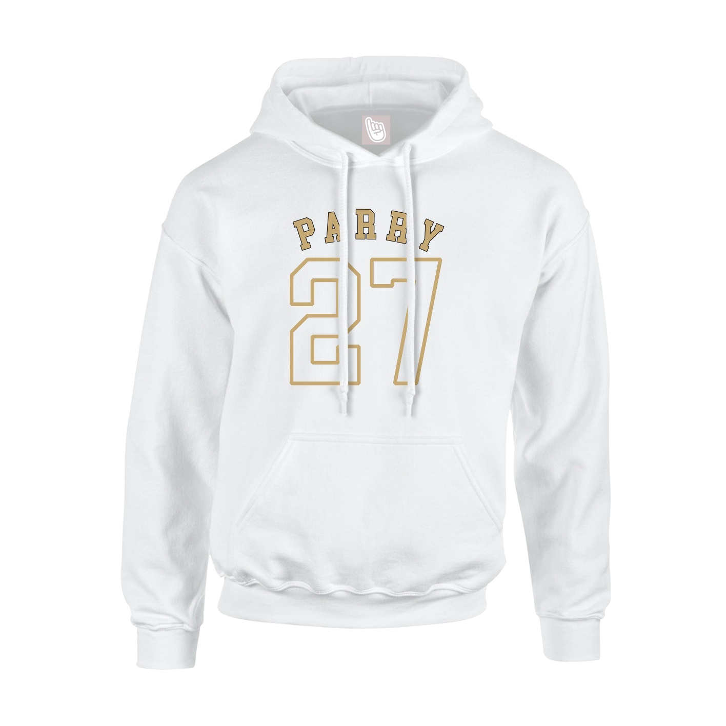 Youth Hoodie — Shirsey Arch in White