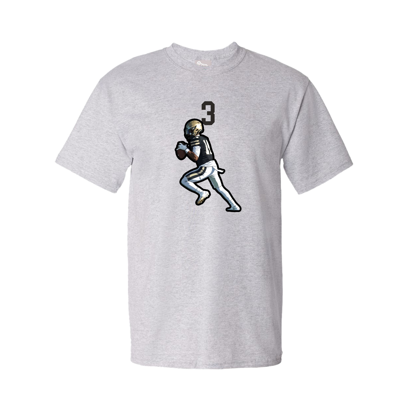 Tee — Number Top in Grey