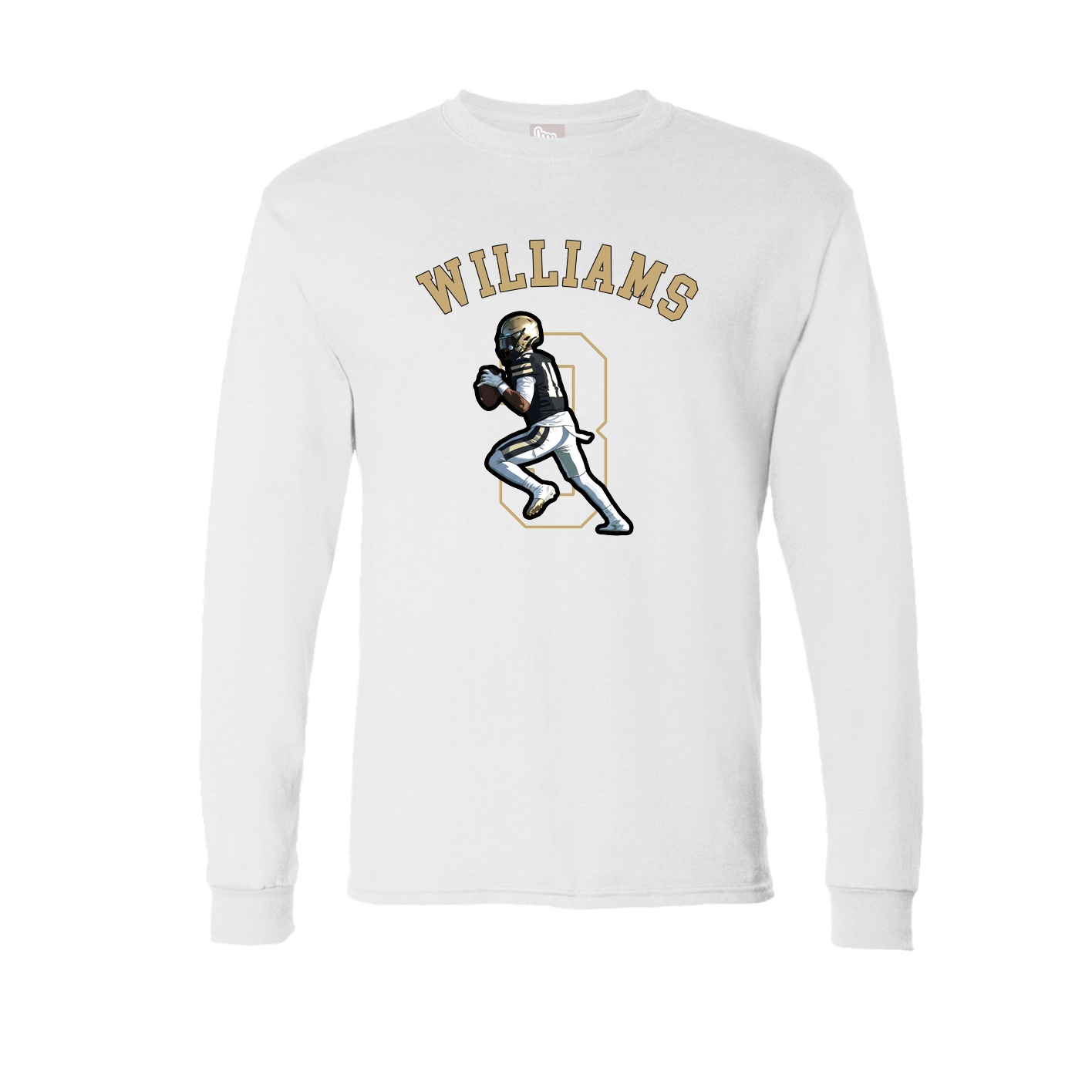 Long Sleeve Tee — Shirsey Arch in White