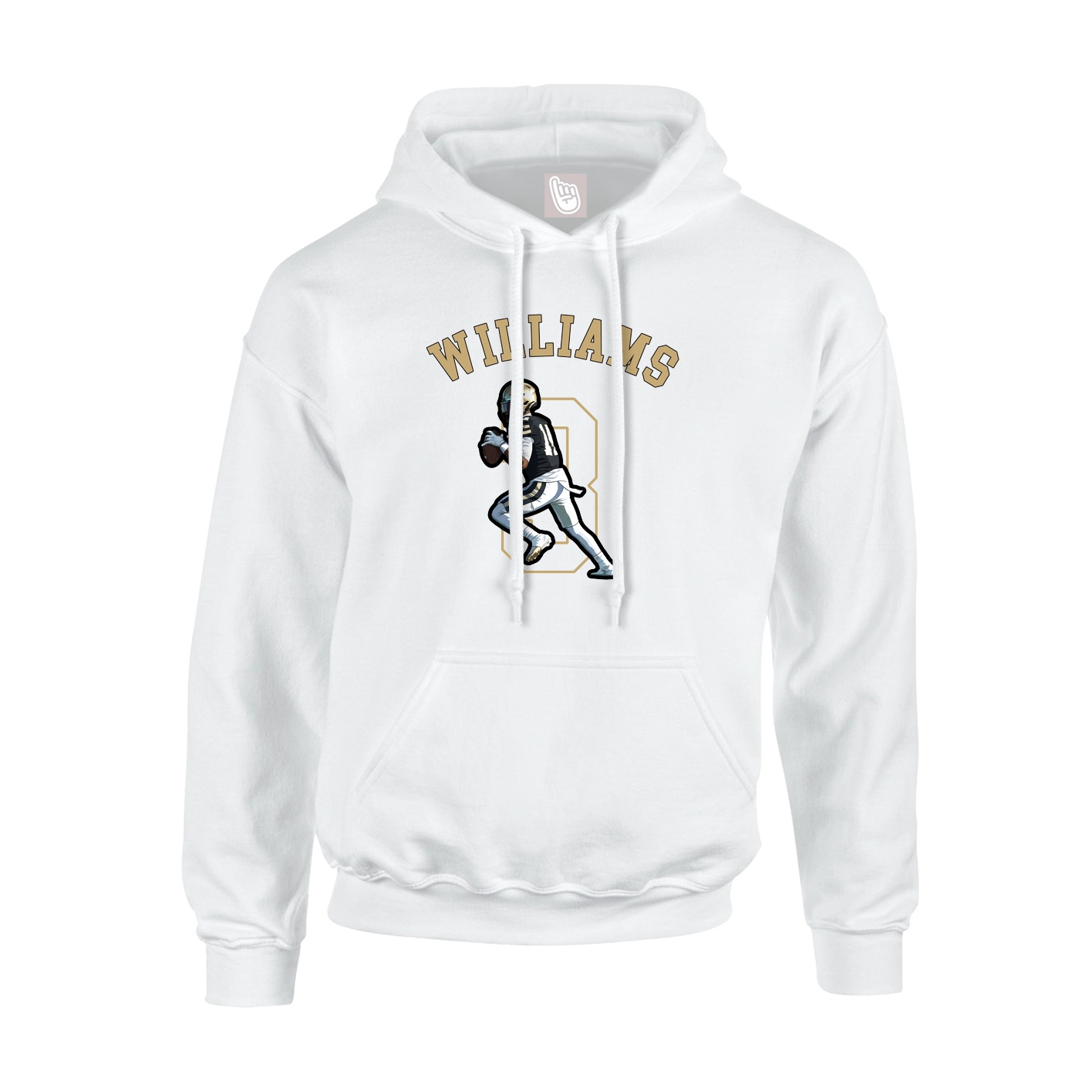 Hoodie — Shirsey Arch in White