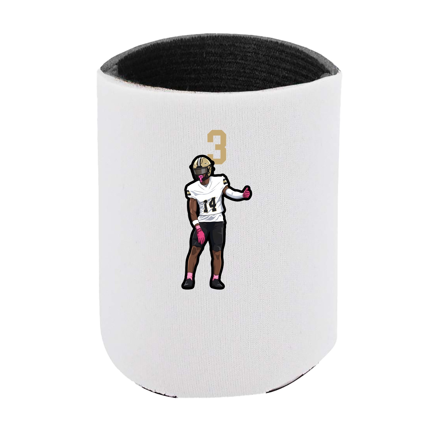 Can Holder — Number Top in White