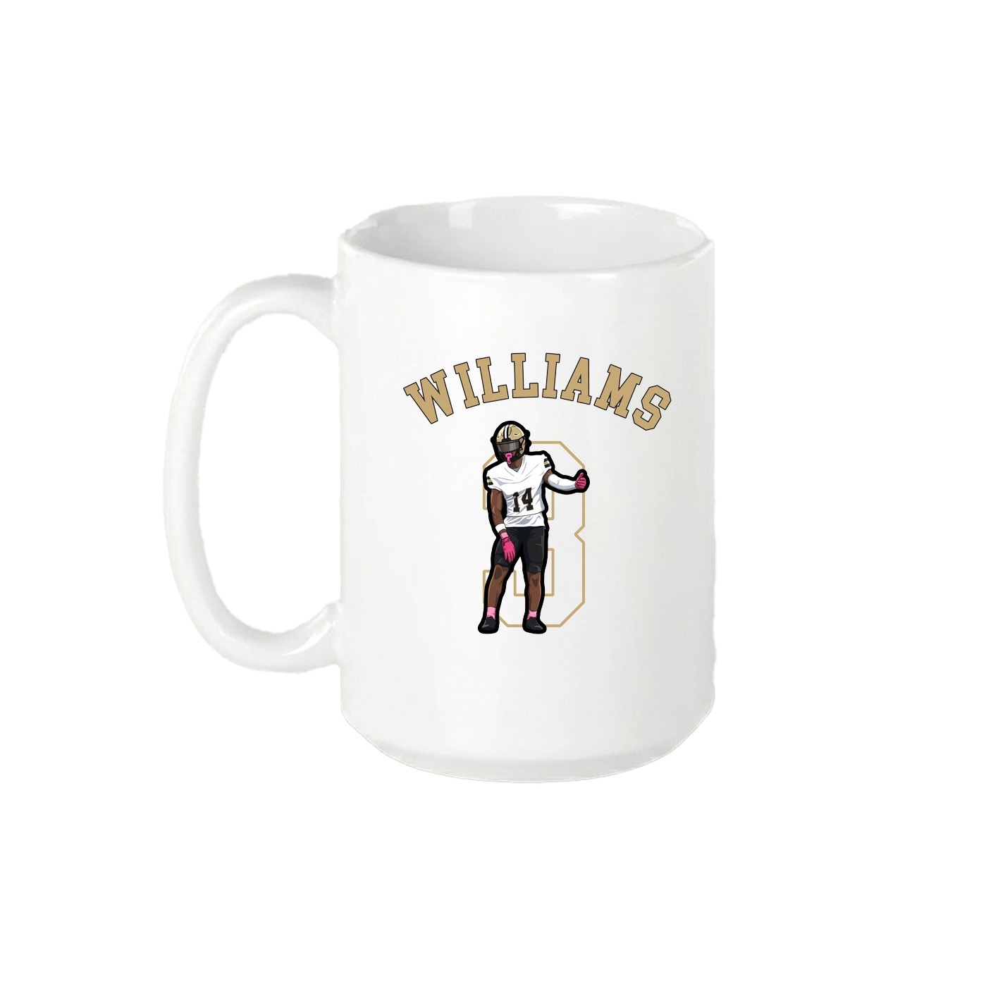 15oz Coffee Mug — Shirsey Arch in White