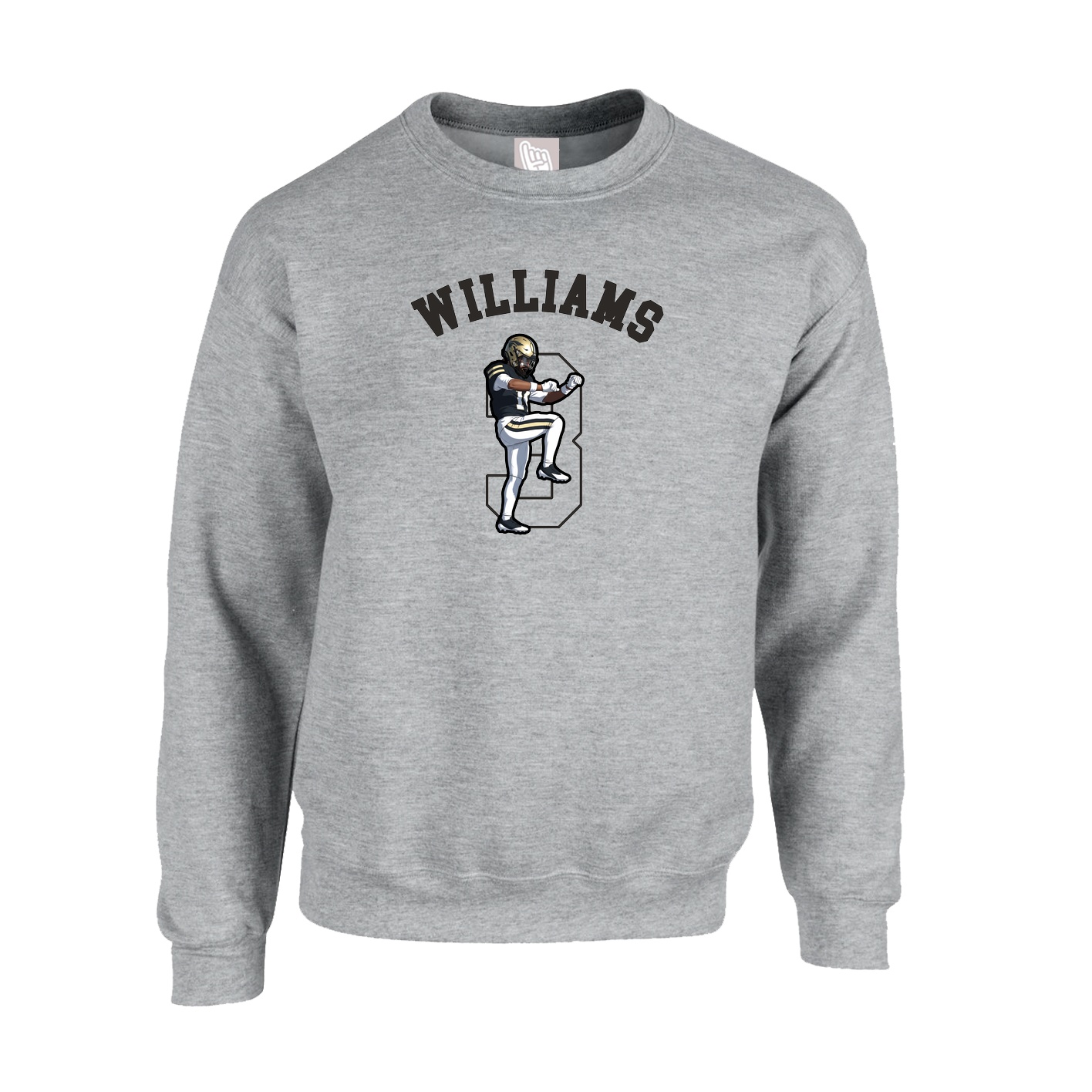 Fleece Crew — Shirsey Arch in Grey