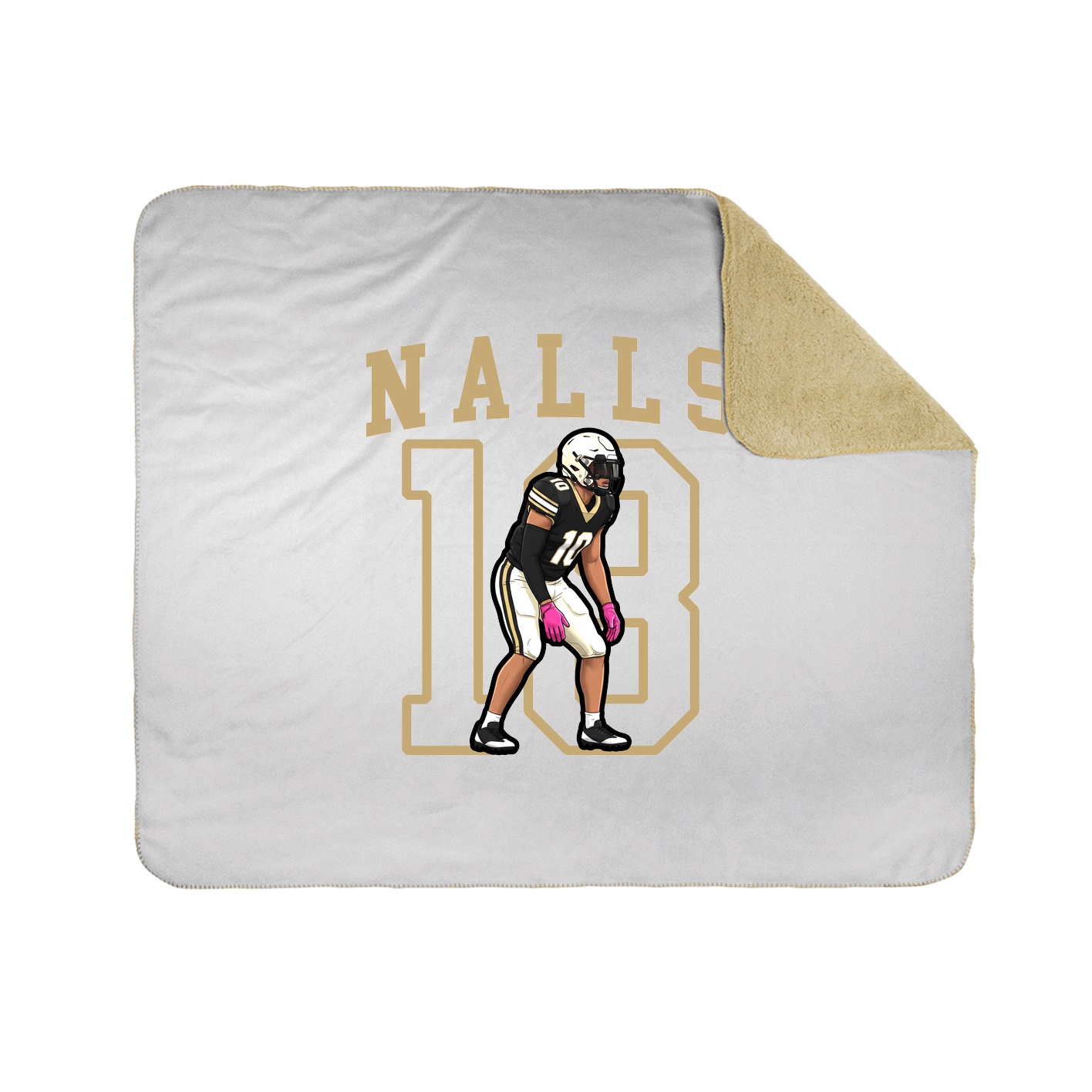 50x60 Sherpa Lined Throw Blanket