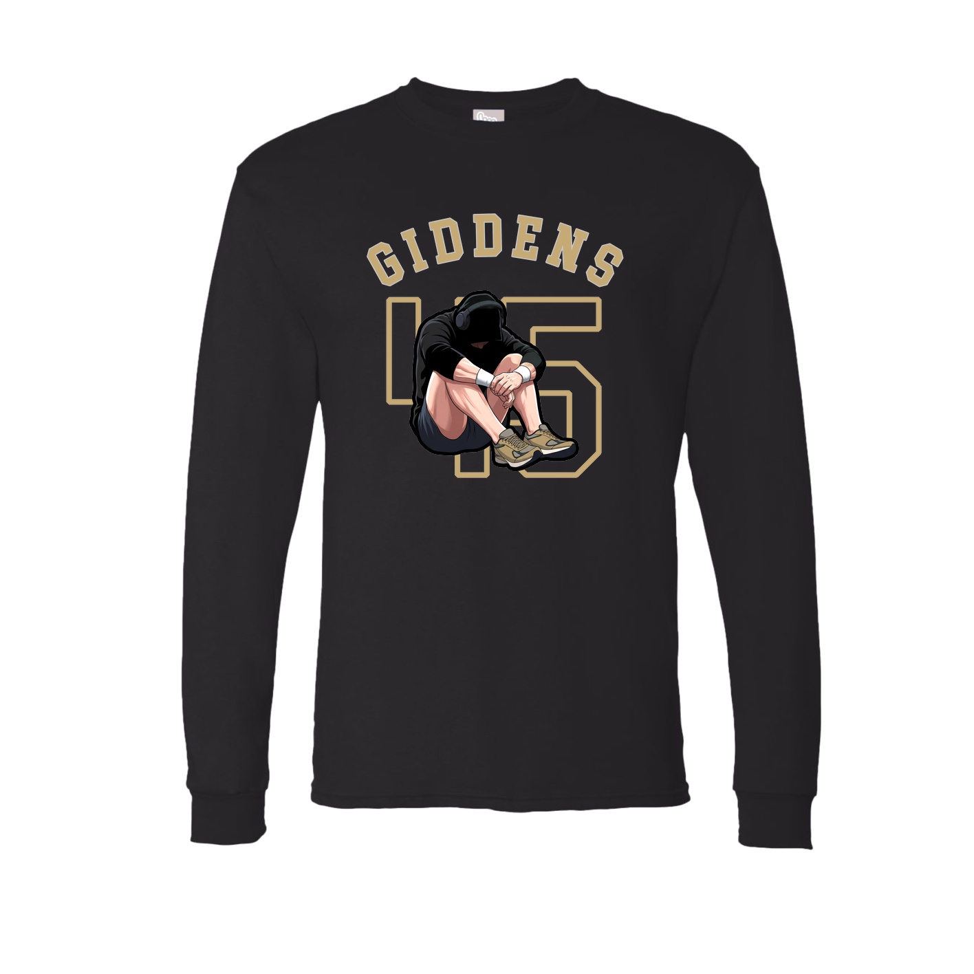 Long Sleeve Tee — Shirsey Arch in Black