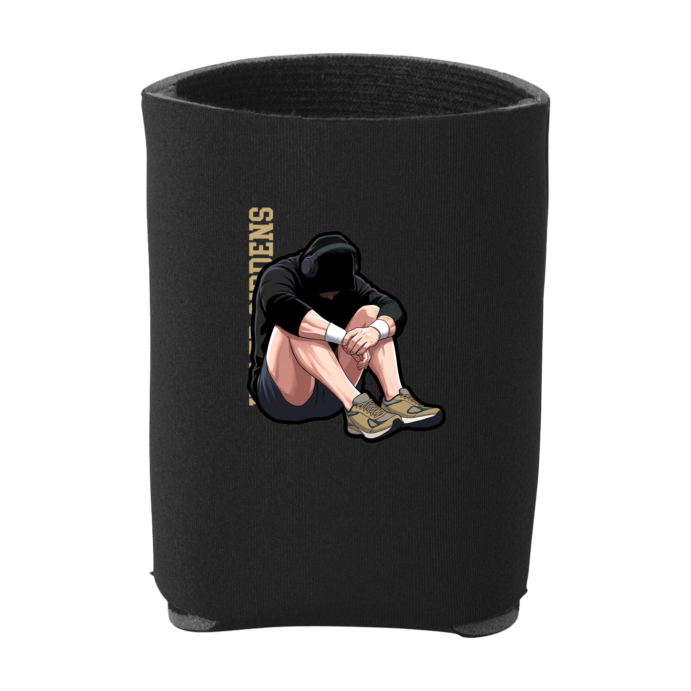 Can Holder — Name Vertical in Black