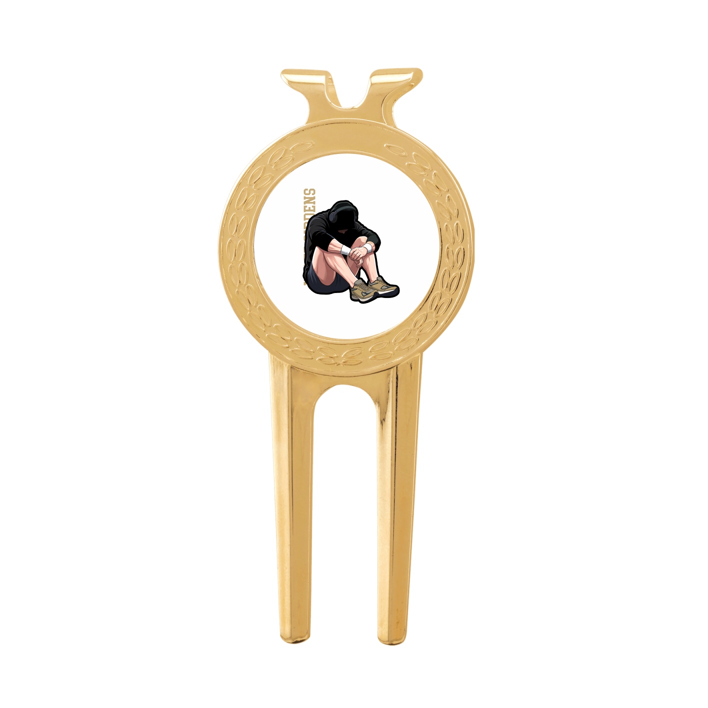 Divot Tool with Ball Marker — Name Vertical in Classic