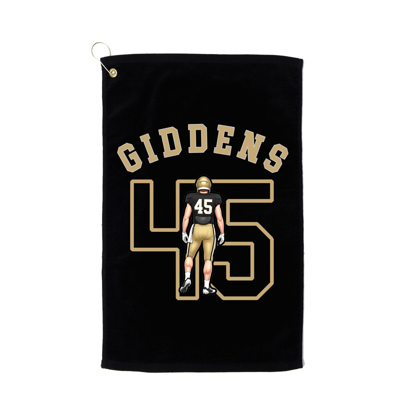 Golf Towel — Shirsey Arch in Black