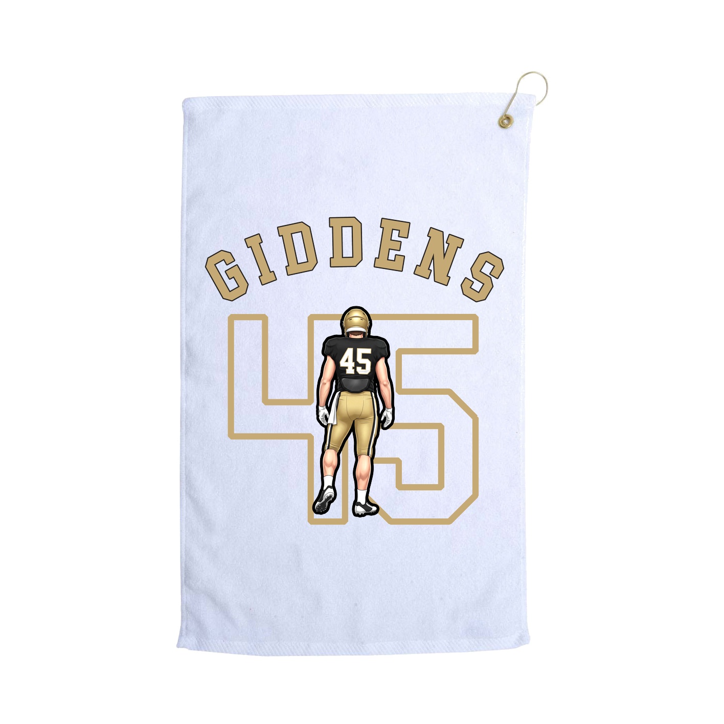 Golf Towel — Shirsey Arch in White